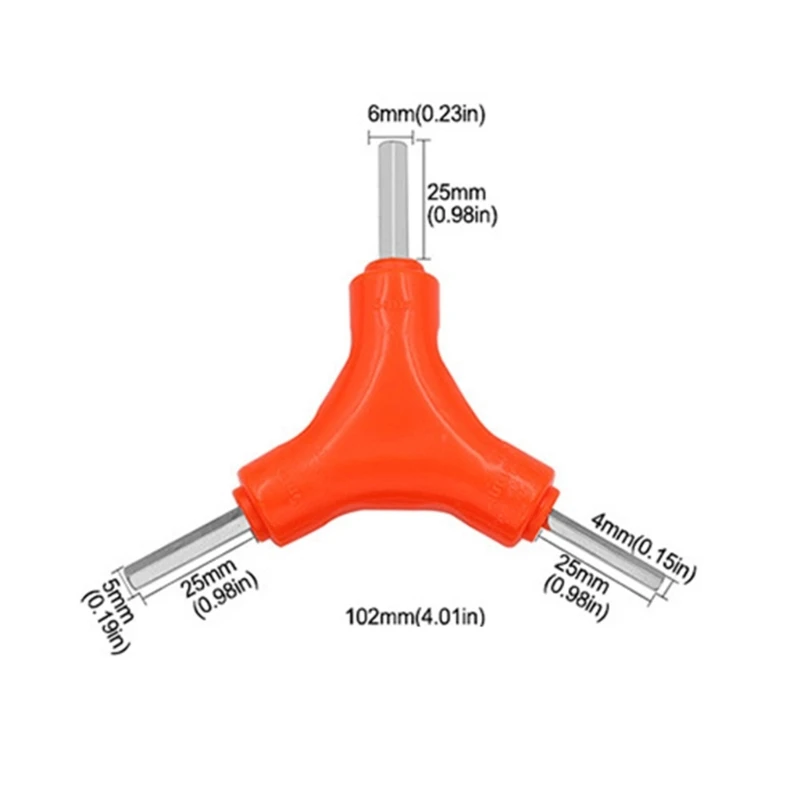 3 Way Hex Wrench 3 In 1 Y type Hex Allen Wrench Trigeminal Hex  Hand Tool