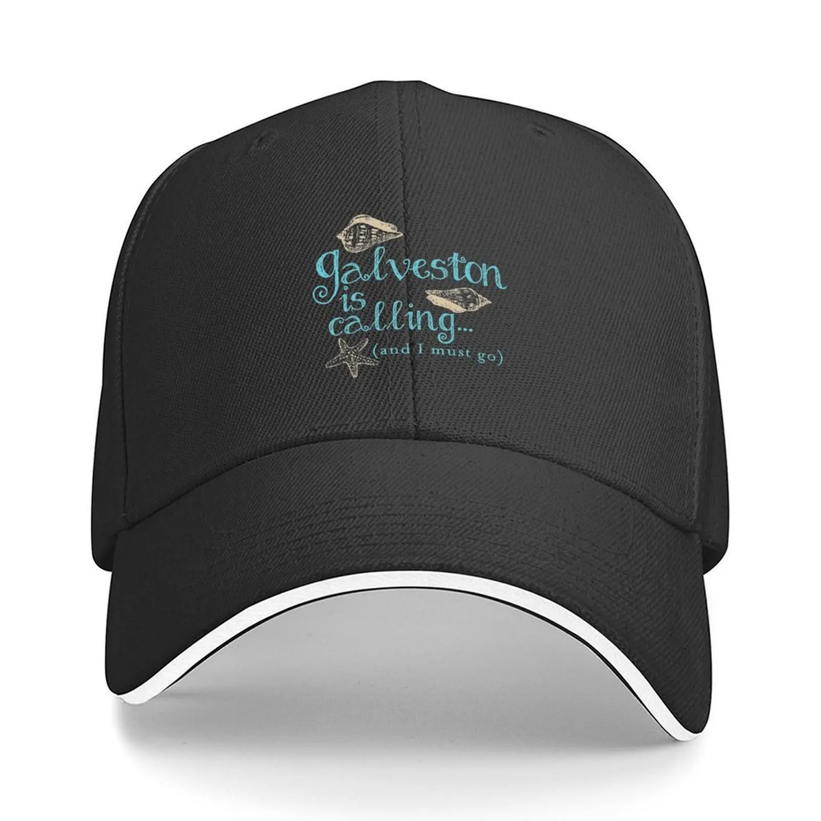 

Galveston Texas is Calling Baseball Cap Military Tactical Cap golf hat genuine Christmas Hat Beach Bag Designer Man Women's