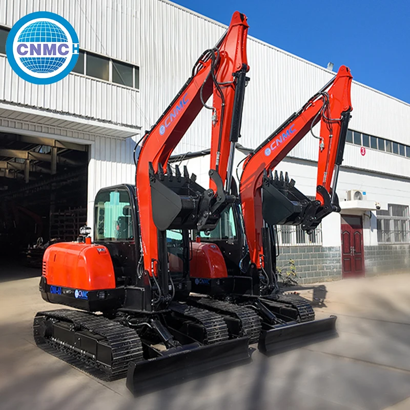 CNM-60 Tracked Excavator Digger 6 Ton High Power Backhoe Excavator CE EPA Certified Hydraulic System Construction Site Use