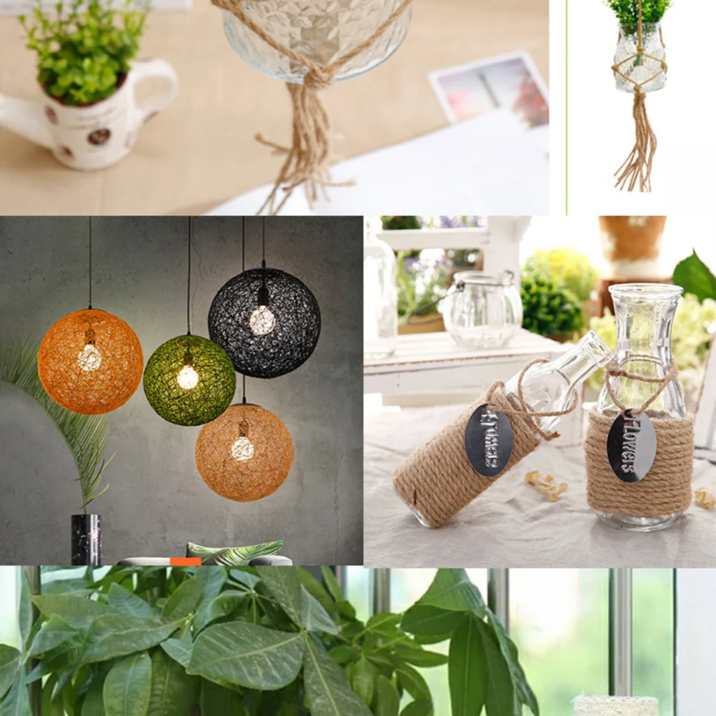 

24 Rolls Colored Hemp Rope Premium Jute Twine Creative DIY Craft Sewing Gift Decor Multipurpose Paper Braided Tag Rope Household