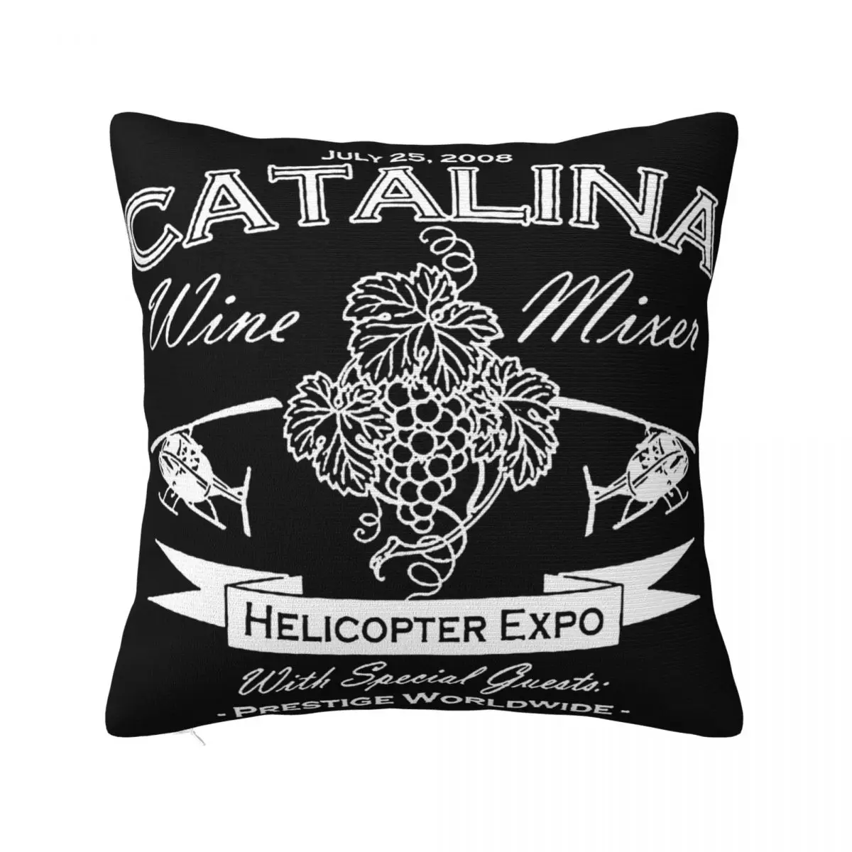 Catalina Wine Mixer Funny Cotton Vintage Gift For Men Surprise Womens Harajuku 2021 Latest Pillow Case