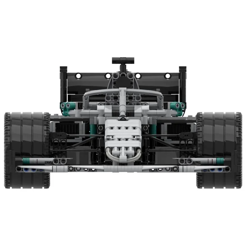 Kit de construction de modèle de voiture de course F1 W10 F1 Team Stake pour enfants, échelle 1:8, briques de créateurs, jouets pour enfants, cadeaux d'anniversaire, nouveau MOC-44146