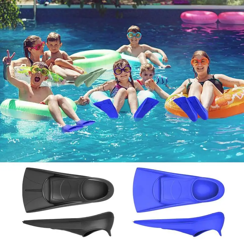 Swim Fins Adult 1 Pair Travel Fins Snorkeling Anti-Slip Fins Snorkeling Silicone Swimming Training Fins For Women Men Training