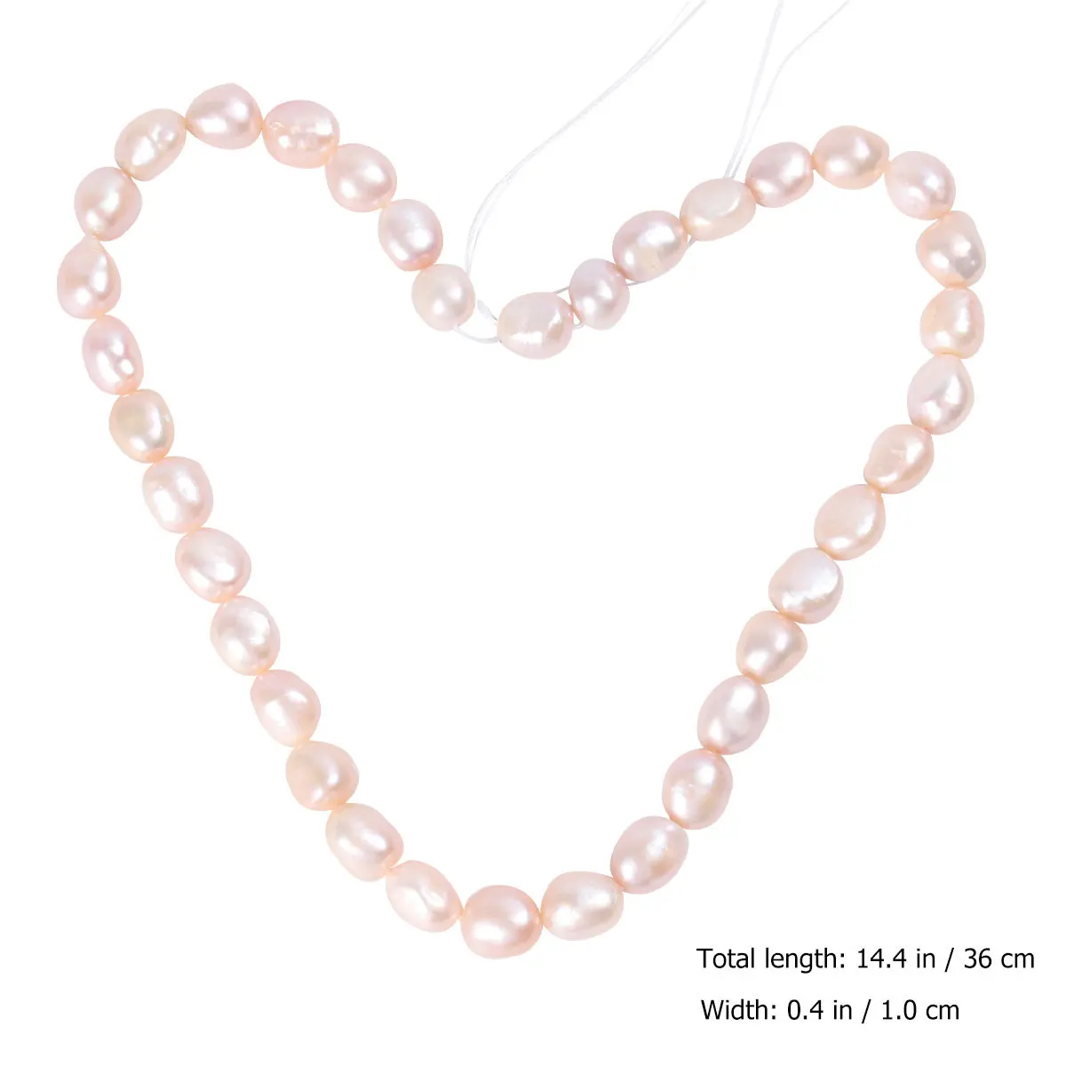 

1Pcs Pearl Necklace 9-10mm Baroque Natural Pearl Jewelry DIY Necklace Making Beads Delicate Elegant Gift for Women