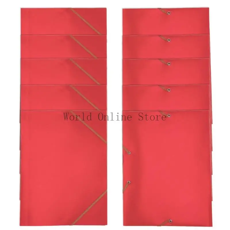 10 Pcs School Postal Folder File Folder File Organiser Portfolios Folder Document Folder for School Office 87HC