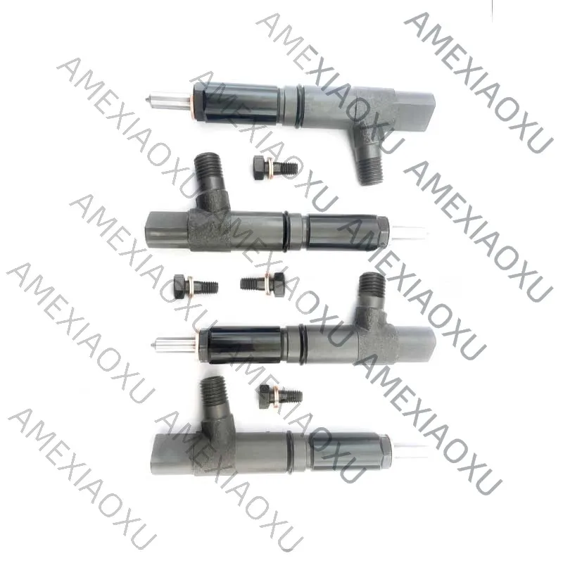 4Pcs 1G796-53000 Fuel Injector FIt for Kubota Engine V2203 V2403 Bobcat Loader S130