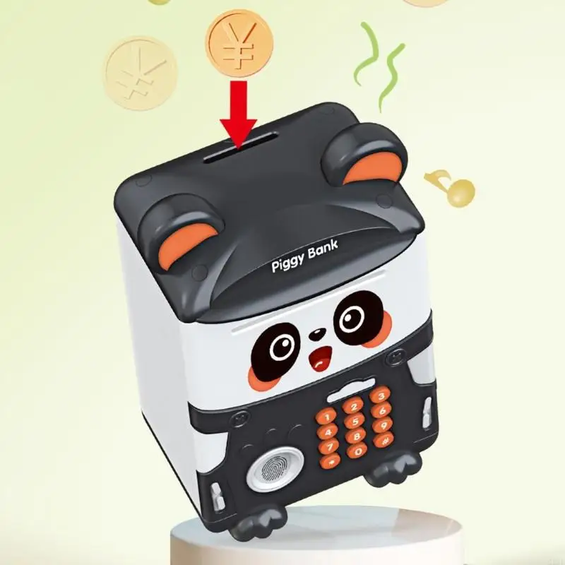 G2TE PANDA -vormige Piggy Electric Code Fun speelgoed voor geldbesparen