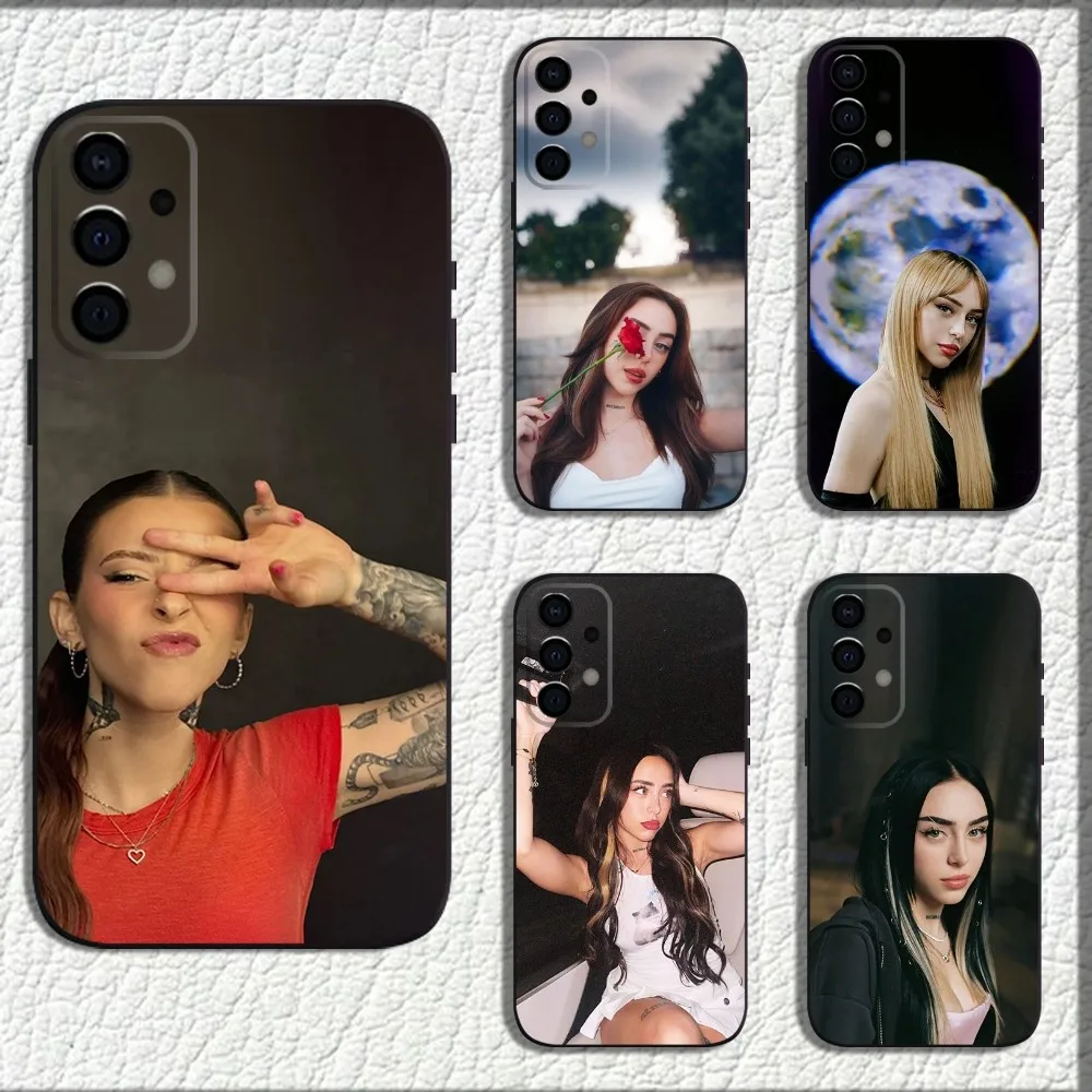 Singer N-Nicki N-Nicole Phone Case For Samsung Galaxy A13,A21s,A22,A31,A32,A52,A53,A71,A80,A91 Soft Black Shell