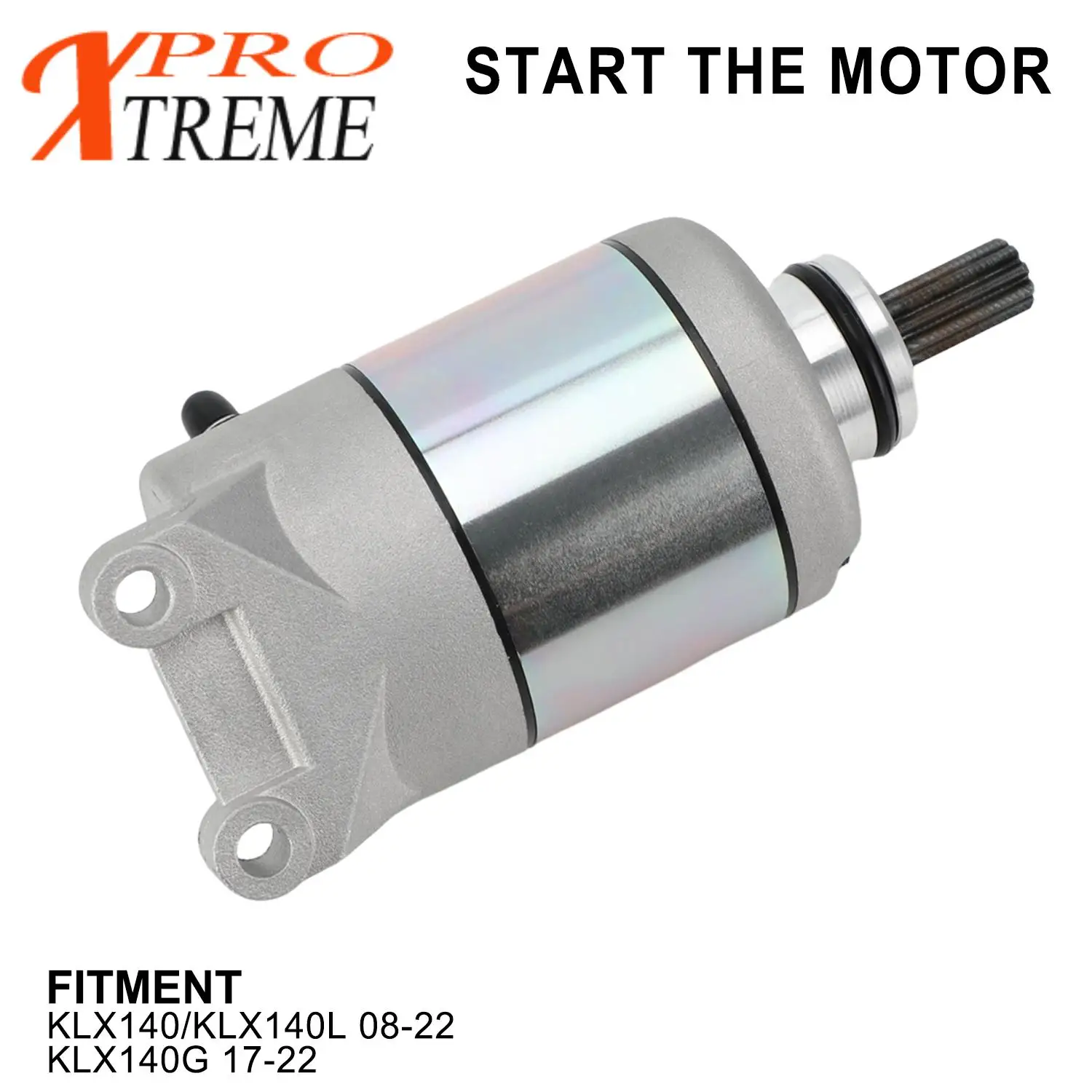 Starter Motor Motorcycles Accessories Electric Starter  Engine Battery For Kawasaki KLX140 KLX140L KLX140G 2008-2022 Dirt Bike