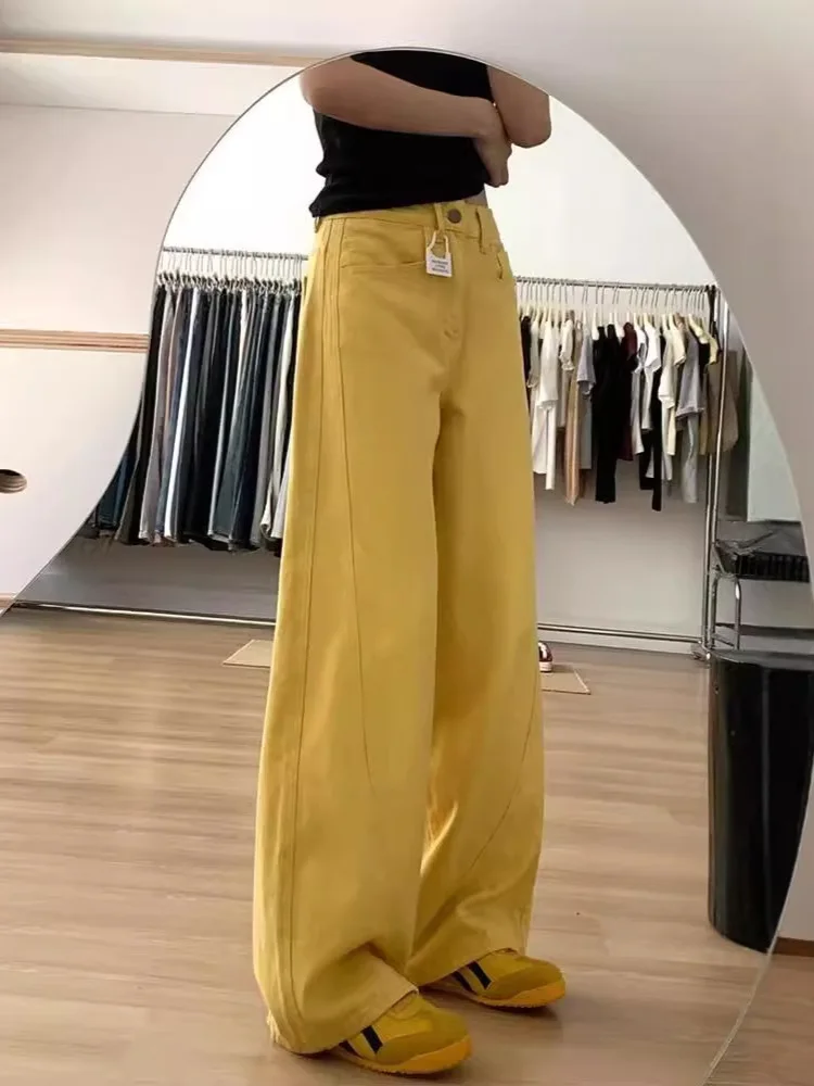 

Новые джинсы Y2K, одежда в японском стиле 2000-х годов, укороченные до щиколотки, короткие капри, женские джинсовые модные базовые простые повседневные офисные туфли