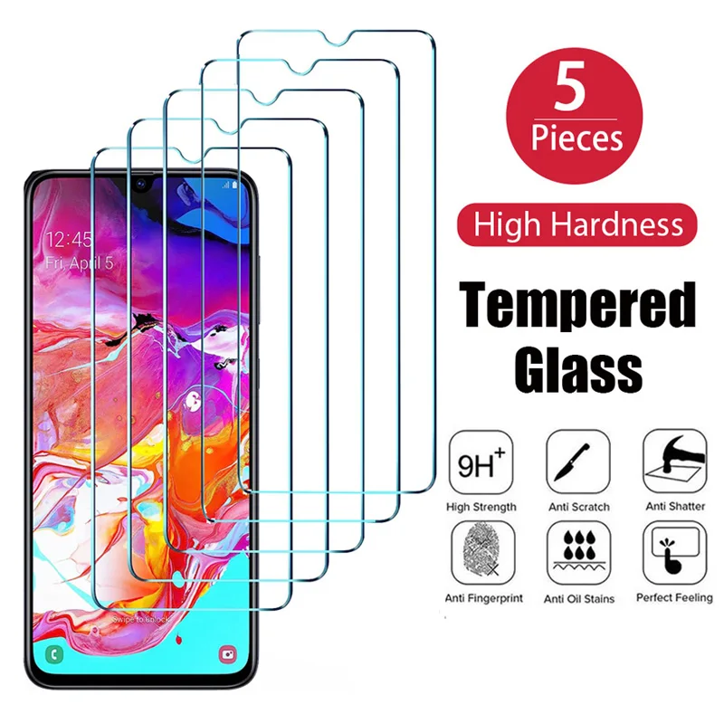 5Pcs Tempered Glass…