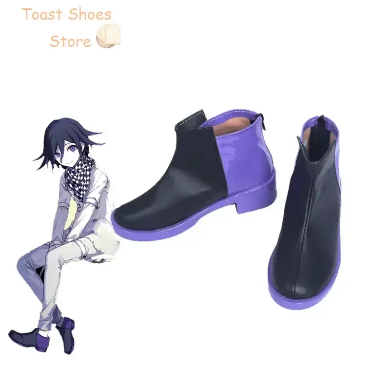 

Обувь для косплея Ouma Kokichi, карнавальные ботинки на Хэллоуин, игра Danganronpa V3, реквизит для косплея, обувь из искусственной кожи, реквизит для костюма