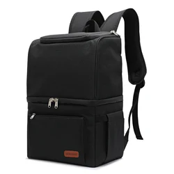 Large Cooler Backpack Soft Double Layer Thermal Insulated Bags Food Refrigerator Ice Beer Wine Picnic Bag Food Case Accessories