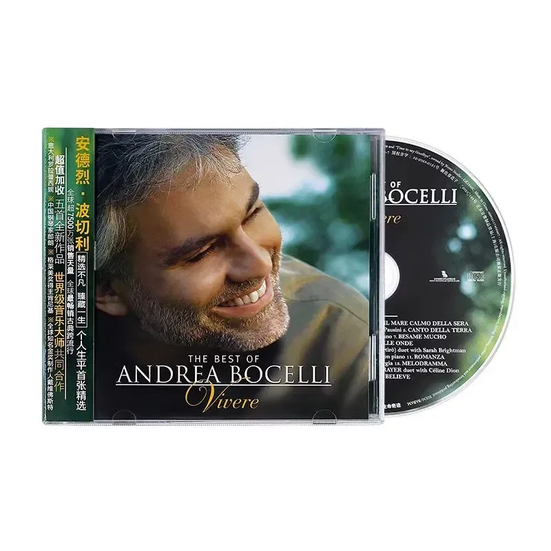 Album authentique d'Andrea Bocelli, Miracle of Life, collection de débuts classiques crossover pop pour les fans