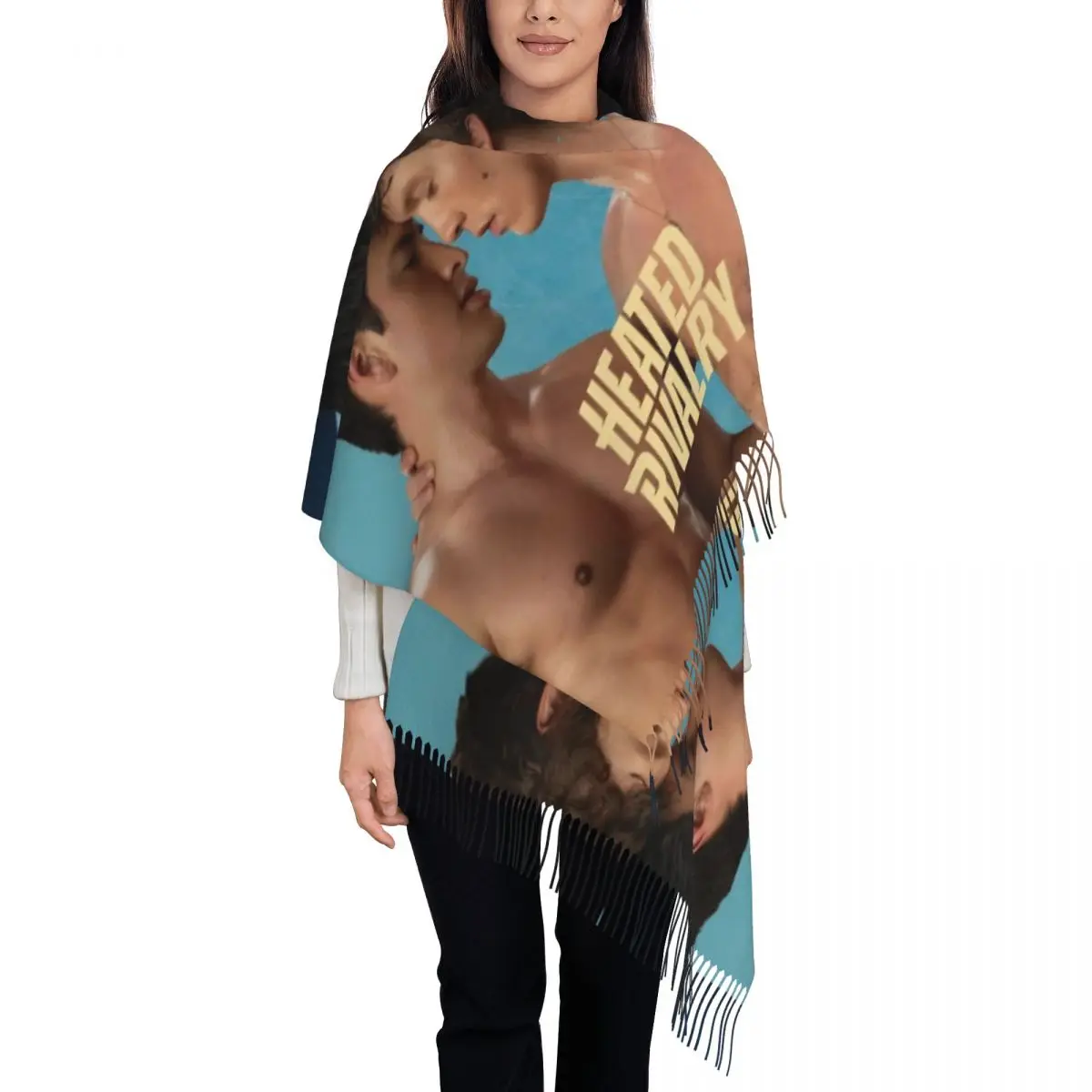 

Женский шарф с кисточками и подогревом, длинная зимняя теплая шаль и накидка, канадское ТВ-шоу, повседневная одежда, шарфы из пашмины