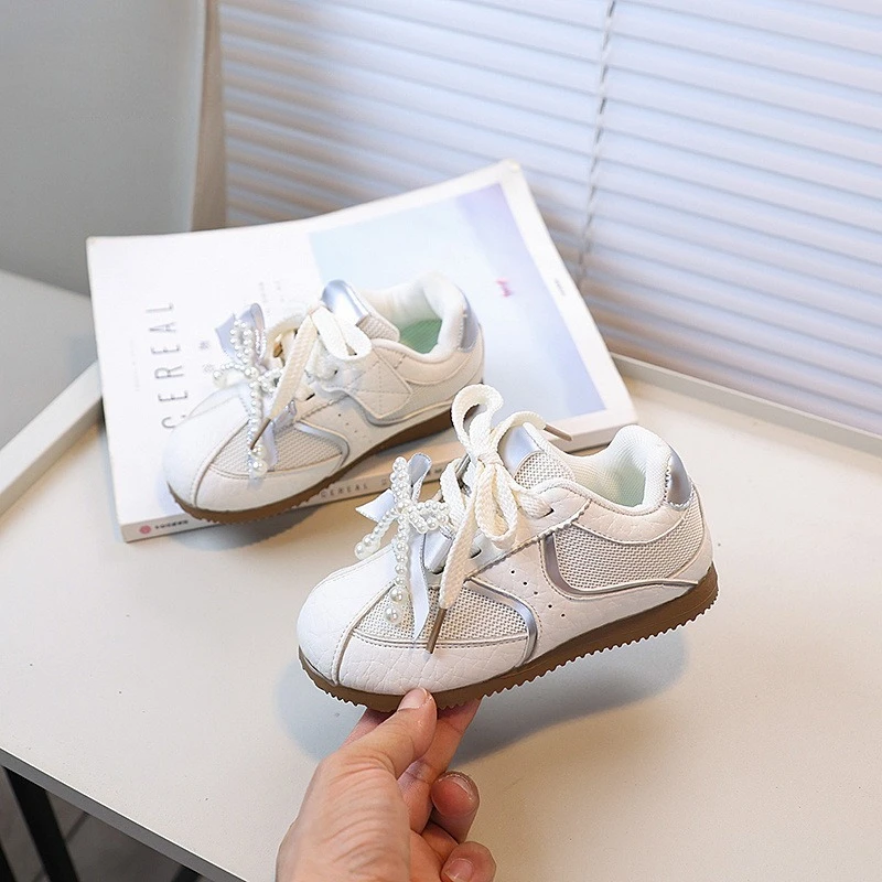 

Children Tennis Shoes 2025 New Patchwork Girl Sports Shoes Running Fashion Kids School Causal Sneakers Mesh Breathable Versatile