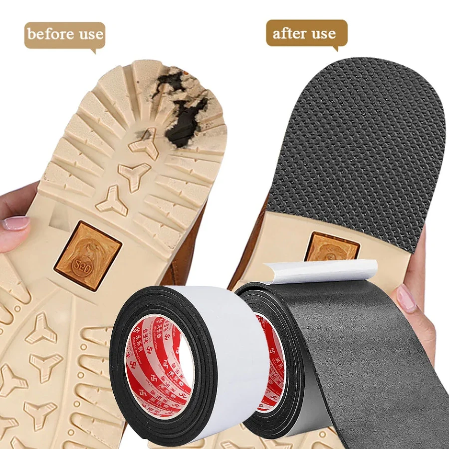 Hot Sale adhesive Anti-slip Sole Sticker Mute Cushion Insoles Sole Anti-Wear Silent Patch Wearable Repair Outsole Tape Men Women