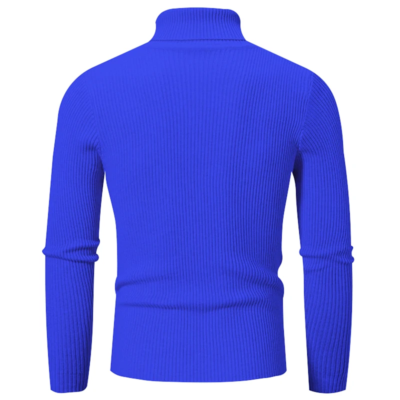 الرجال سليم صالح سترة دافئة ، الرقبة العالية ، قميص القاع ، الخريف والشتاء