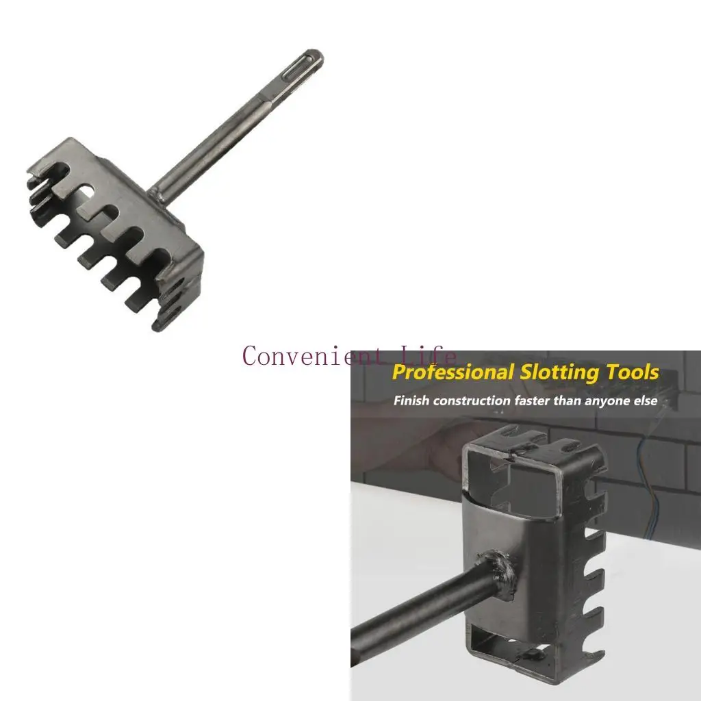 

L1EE Professional Electrical Box Puncher with Square Shank Square Hole Punching Slotting Tool For Quick Socket Installation