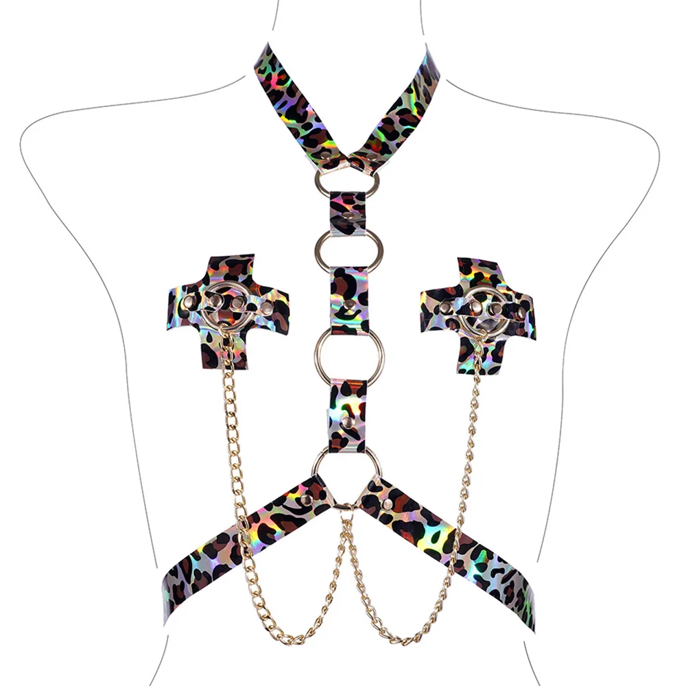 

Сексуальная эротическая Женская цепочка для тела, кожаная женская Обложка для соски, многоразовые силиконовые аксессуары для сосков