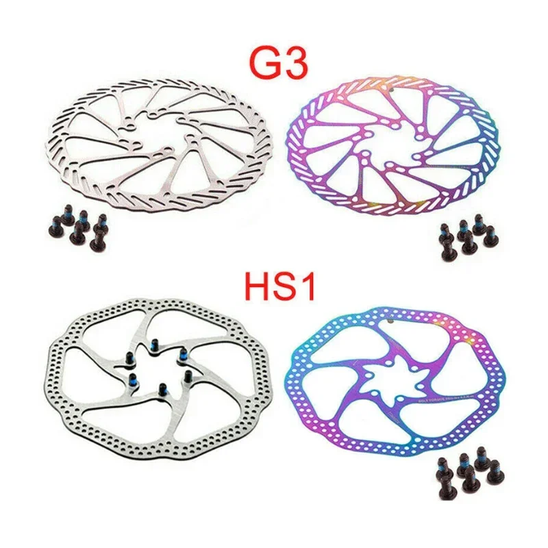 Plaquettes de frein à disque flottantes ultralégères pour VTT, pièces de cyclisme, 160mm, 180mm, 203mm