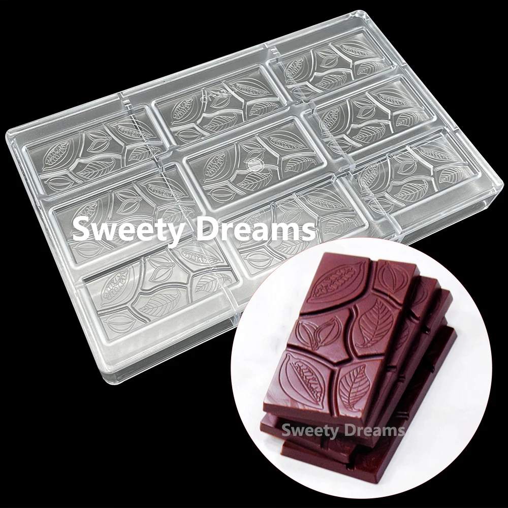 

18g Polycarbonate Chocolate Bar Moulds For Bakeware Cake Candy Pastry Confectionery Bakery Tool