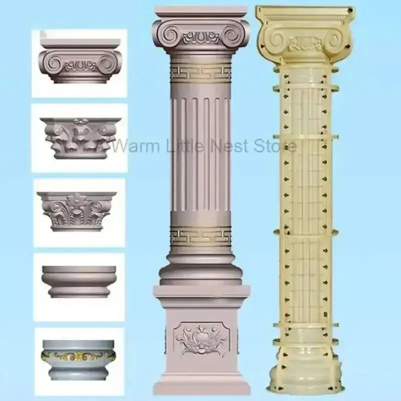 

Колонка для римской виллы, колонна из АБС-пластика, пластиковые формы, цементная колонна, квадратная форма для пирса, европейский архитектурный забор, садовые украшения