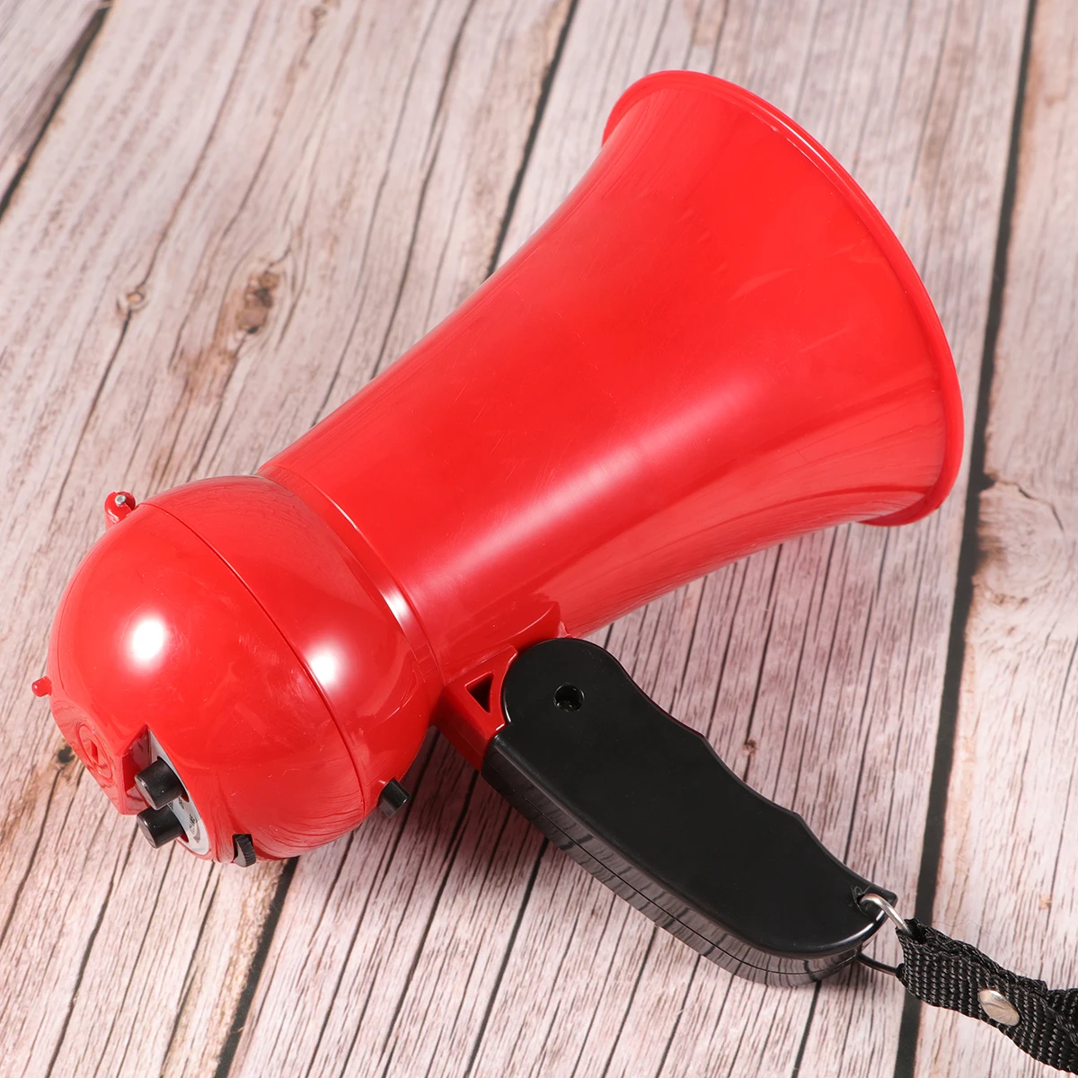 Megaphone For Kids Red With Siren Volume Control Foldable Handle Voice Amplifier Emergency Tool Kid Loudspeaker