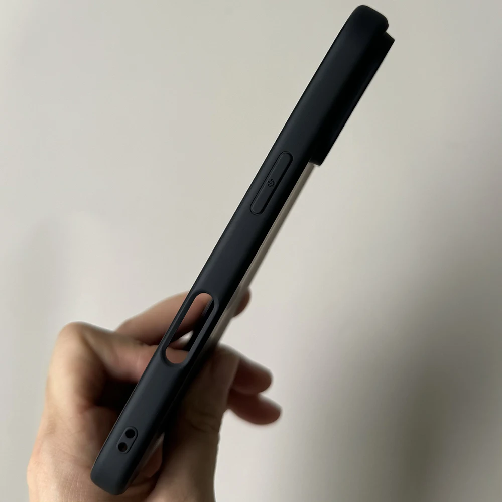 Luxuriöse, matte Silikon-Handyhülle für iPhone 16 Pro Max 16 Plus, gefiederte, feine Loch-Augenschutzhülle – Detail 2