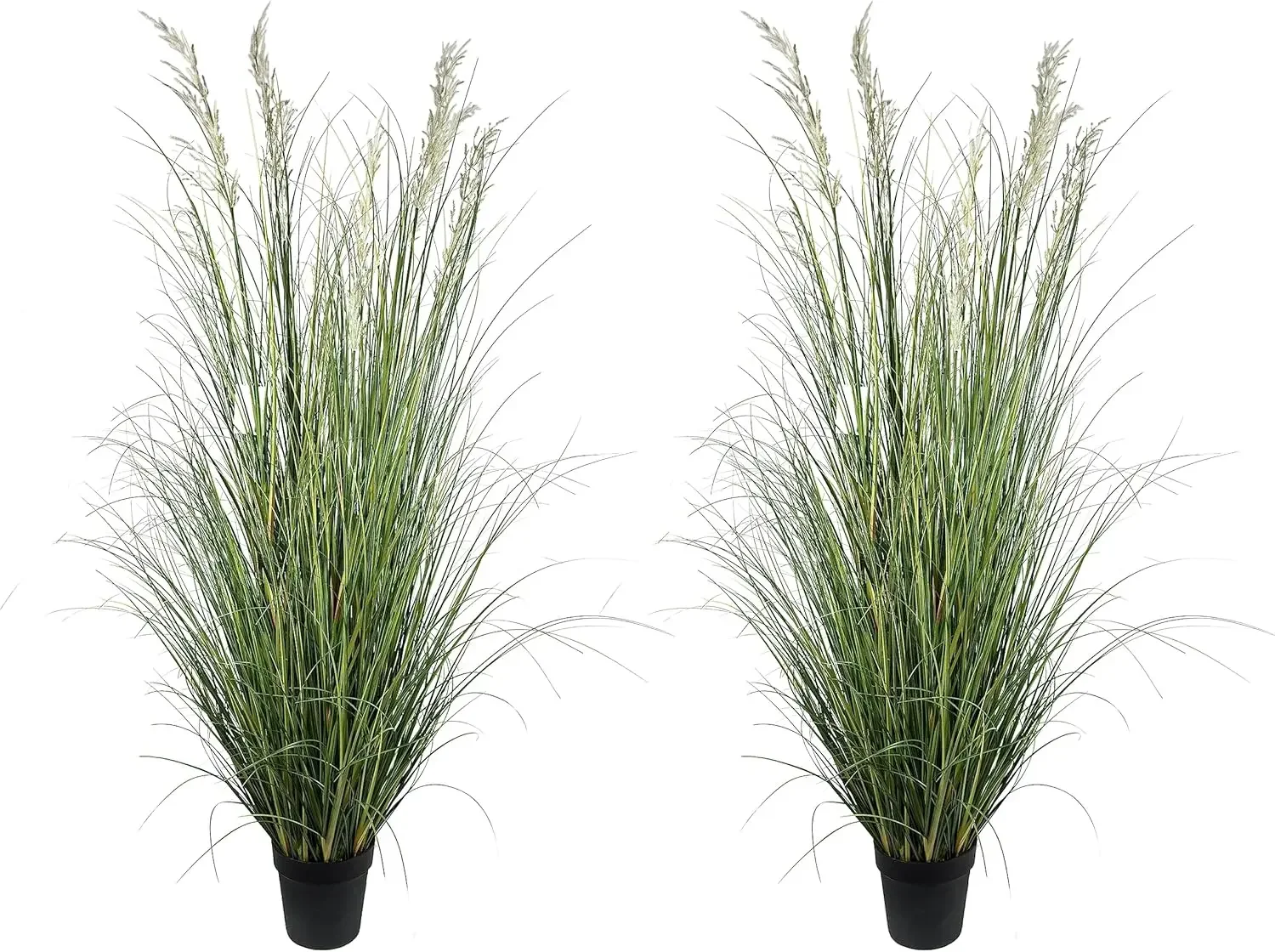 Artificial Plant 71in（6ft,2pack） Tall Artificial Grass Plant,Faux Plants Indoor Home Decorative Artificial Plants & Flowers in P