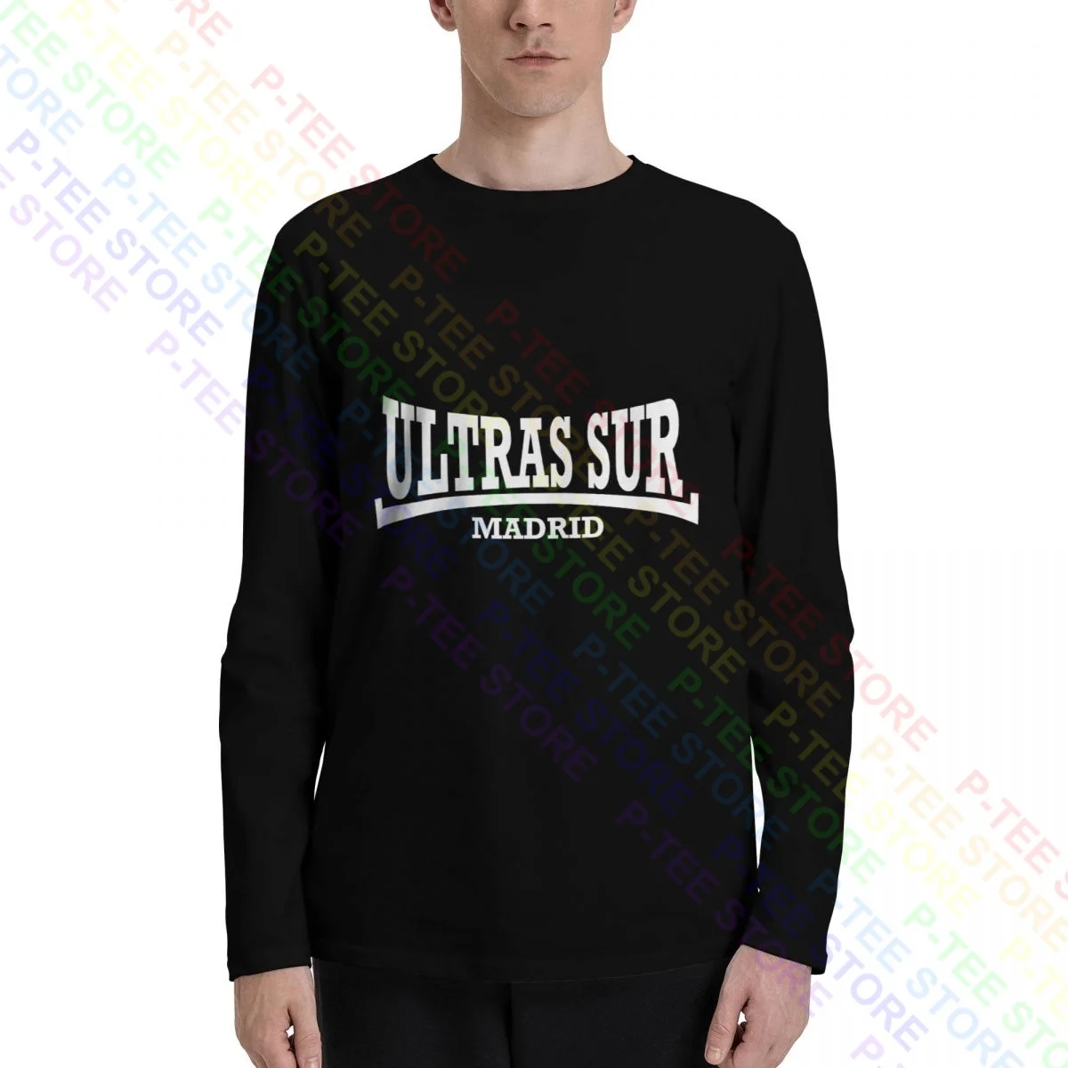 Ultras Sur Madrid Real Ultra Football Fan Spain Long Sleeve T-Shirts T-shirt Tee Gift Cotton Hipster Comfortable