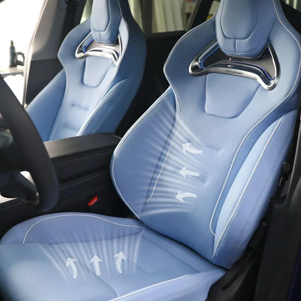 Car Interior Accessories Car Sports Ventilation Seats Luxury Nappa Leather Seats for T esla Model 3 Model Y Modification