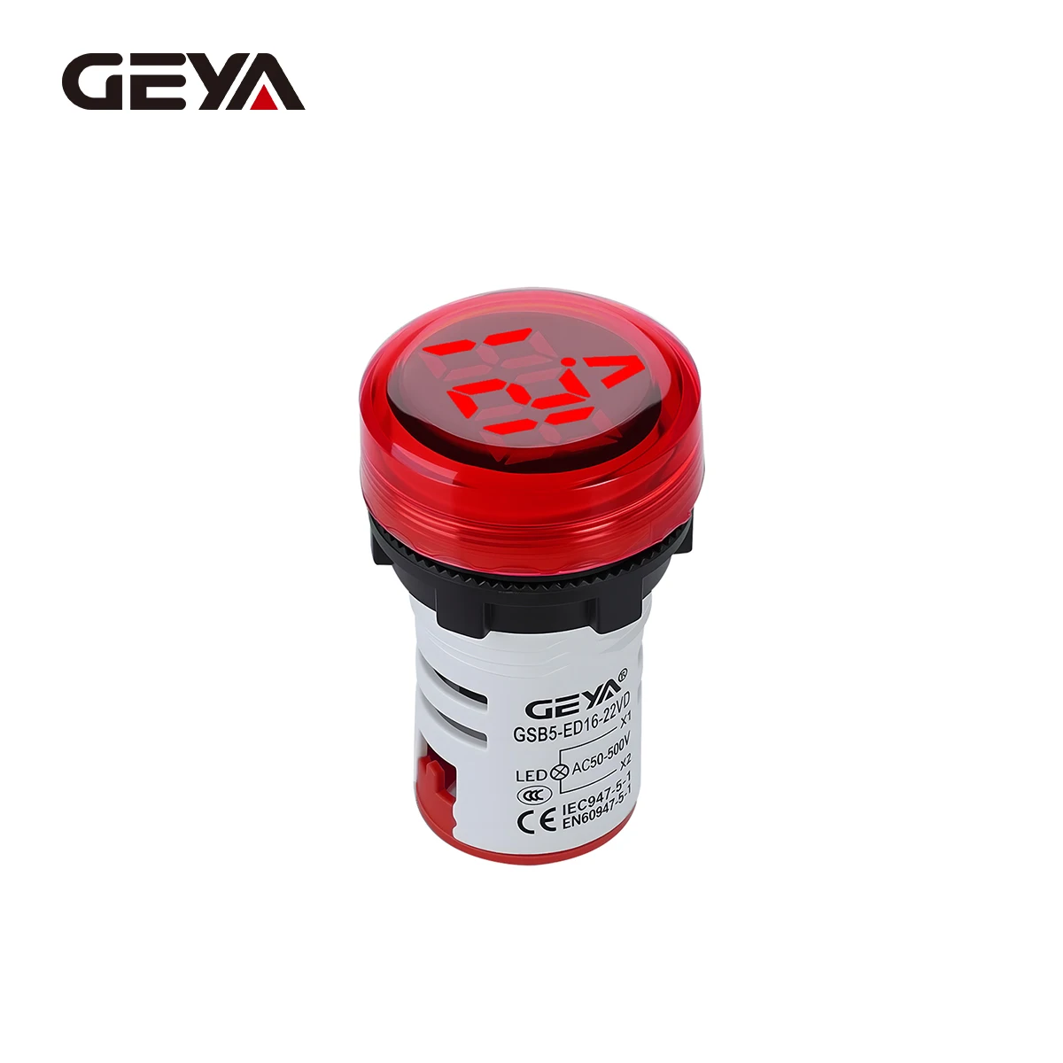 

LED Digital Display AC Volt Amp Tester Voltmeter Alternating Circular Ammeter Current AC30-500V 0-100A Display Indicator Lamp