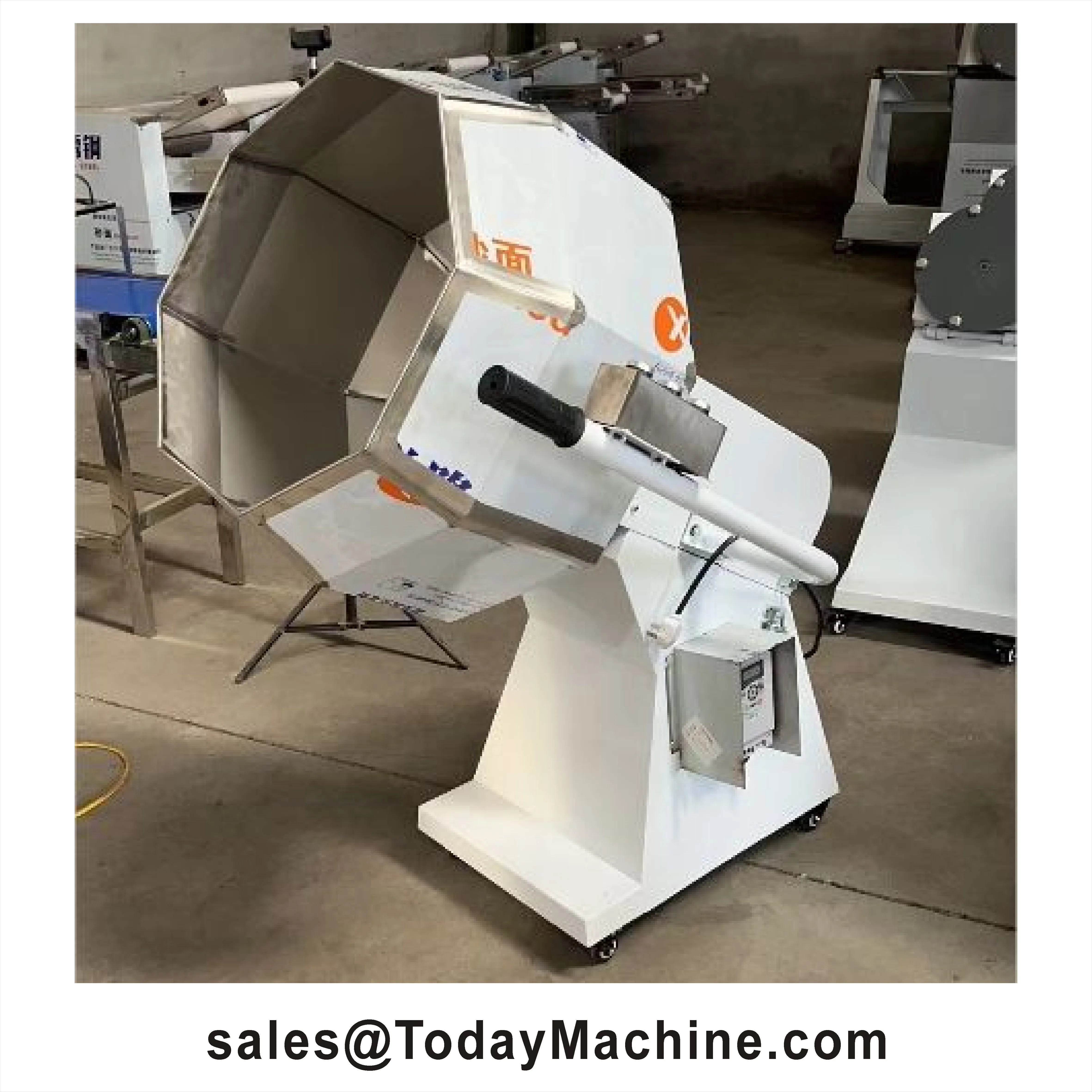 Popcorn Nut Snack Food Industrial Flavor Mixer Seasoning Machine Octagonal Seasoning Machine