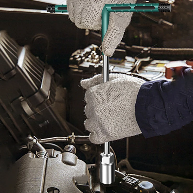 Imagem -03 - Torque Soquete Wrench com Borracha Handle Hex Key Mecânica do Driver Repair Socket Grupo Carro Ferramenta Oficina Mecânica Ferramentas Manuais 619 mm t
