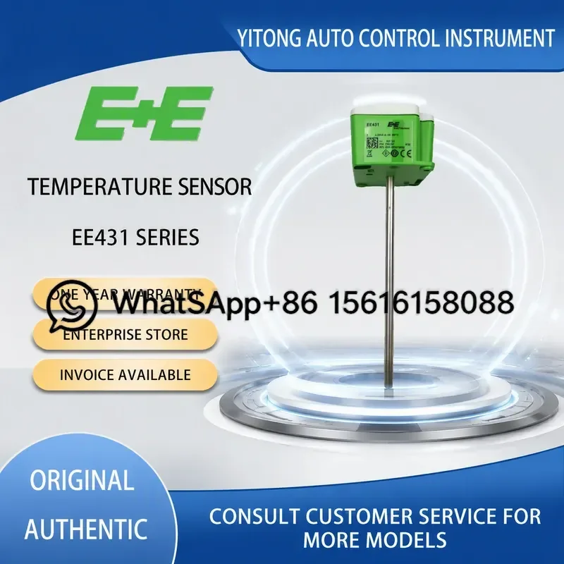 EE431 M3A6L150 L300 T6XXEPO Air Duct Water Pipe Temperature Sensor HVAC Humidity Transmitter Industrial Probe for Ventilation