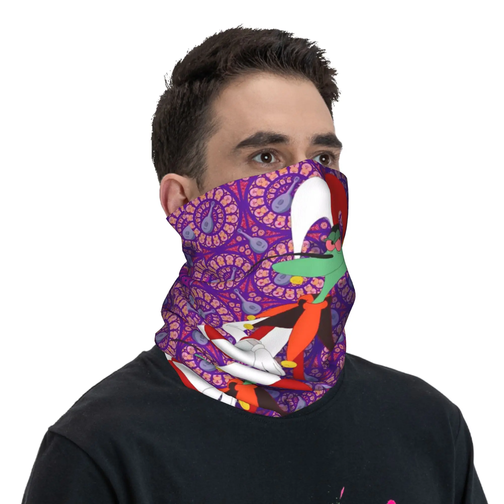 

Oggy And The Cockroaches French Comedy Film Bandana Neck Cover Printed Magic Scarf Warm Headband Cycling Unisex Adult Windproof