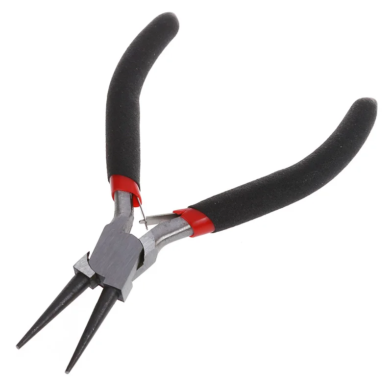 T61C_Round Nose Pliers Hobby Craft Beading Jewellery Making Tool Black