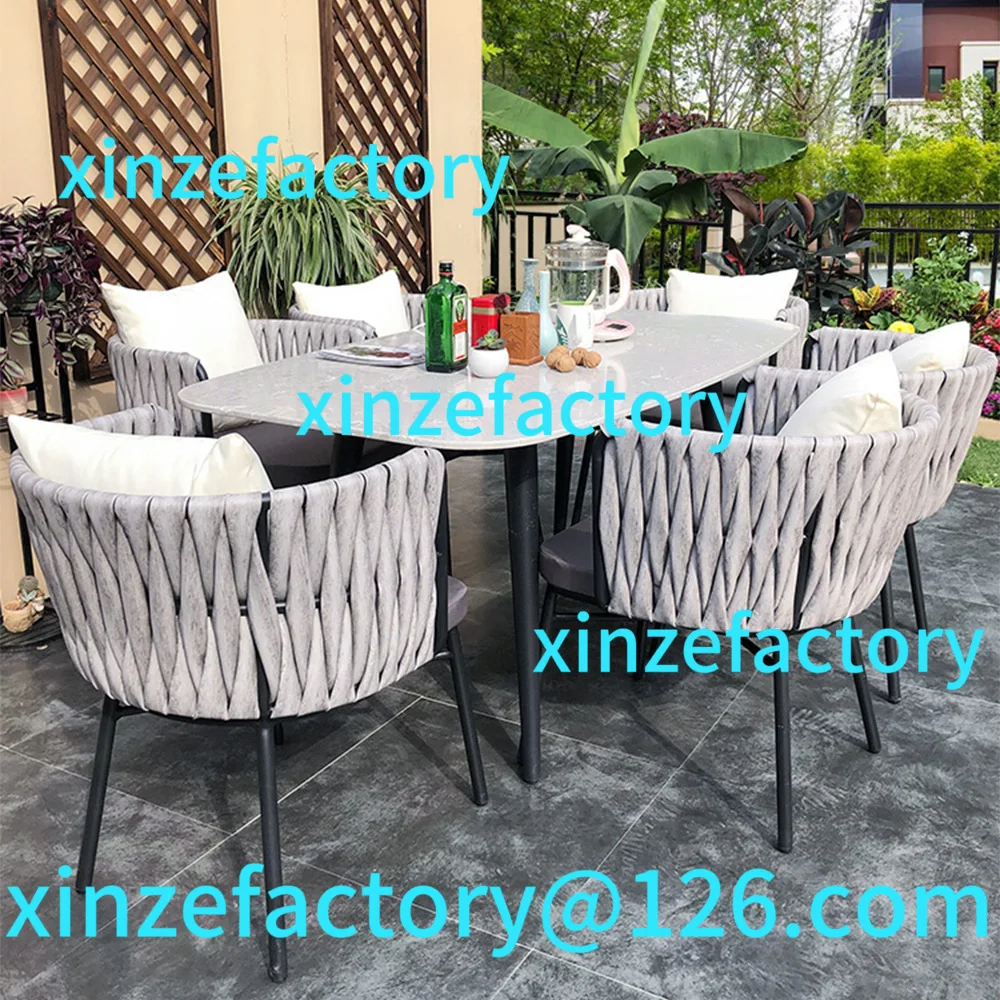 

Customizable Nordic outdoor sun patio tables and chairs