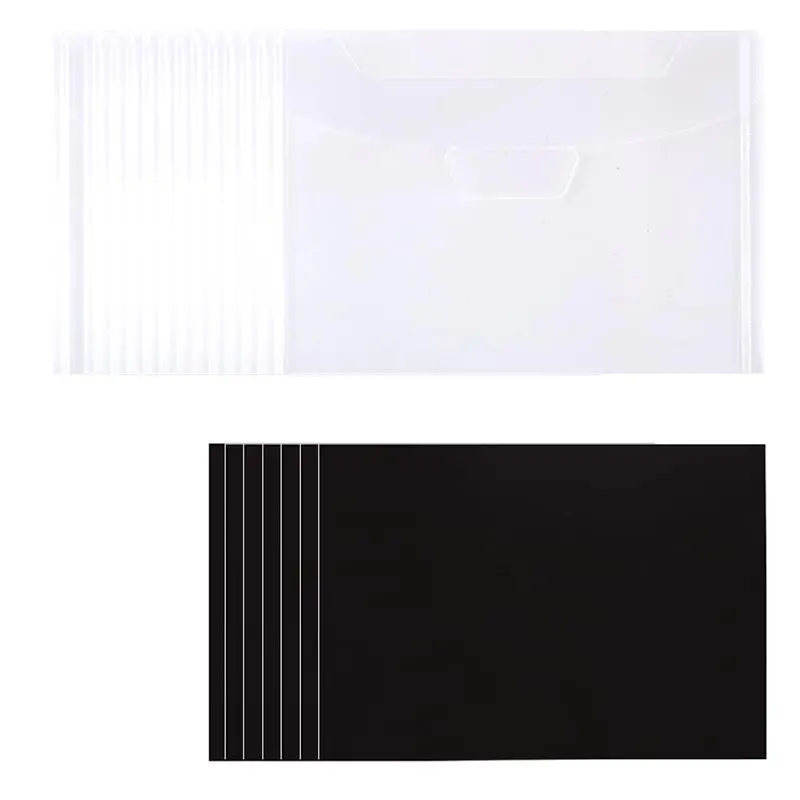 

40Pcs Magnetic Sheets Die Cut Storage Essential Set With Rubber Magnet Sheet For Dies Storage Fast-