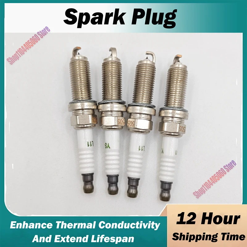 

IXEH20TT-4711 (ILKAR7L11) 4pcs Dual Iridium Spark Plugs For Nissan Toyota Subaru Teana 2.0L 2.5L Renault Peugeot Mazda