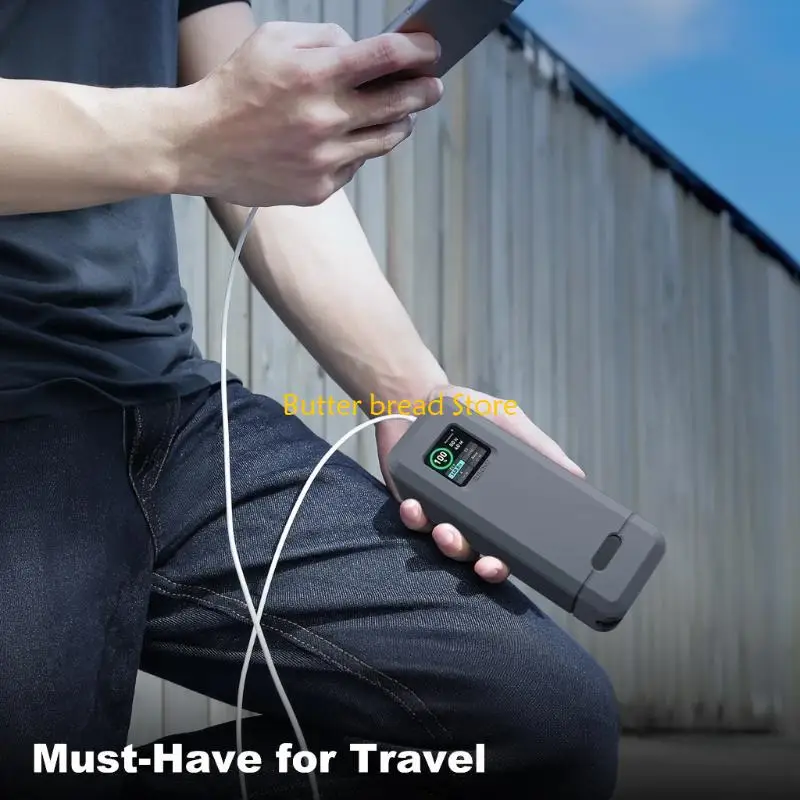 W89C Silicone Cover Sleeve Suitable For Mobile Power Charging Device, Full Protective Housing Case Against Drop And Scratches