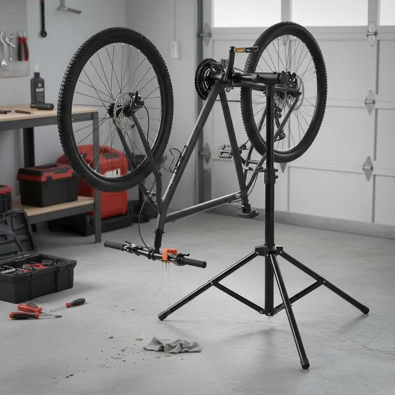Fahrradreparaturständer, Fahrrad-Montageständer, Reparaturständer für Fahrräder, Hochleistungs-Montageständer 30 kg, 102-160 cm höhenverstellbarer Fahrradständer mit 360° Drehfunktion °   Drehbarer
