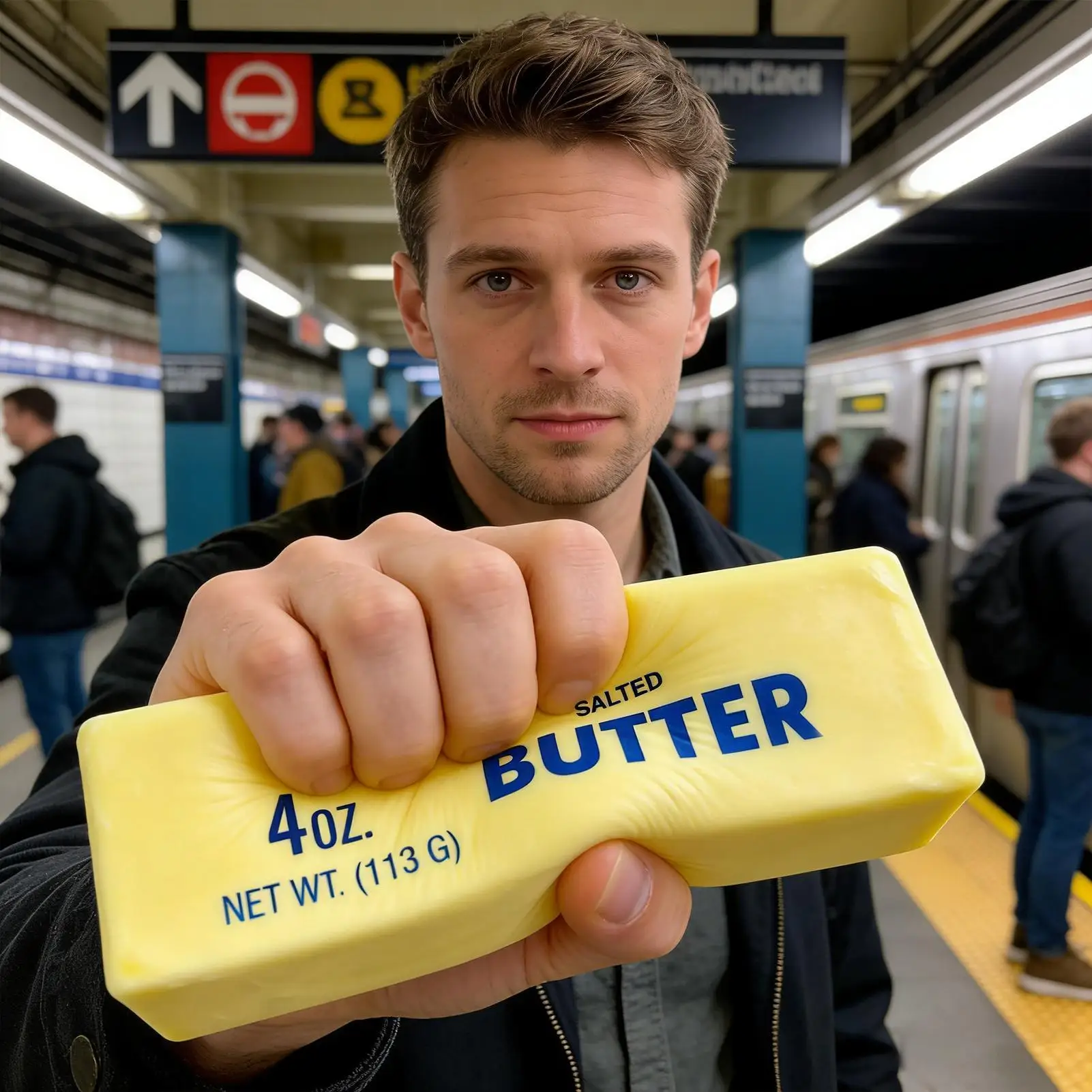 1PC Squishys Boterstok Zacht Leuk Realistisch Vrijetijdsspellen met romige geur Perfect voor spelen en zintuiglijk plezier Zintuiglijk speelgoed