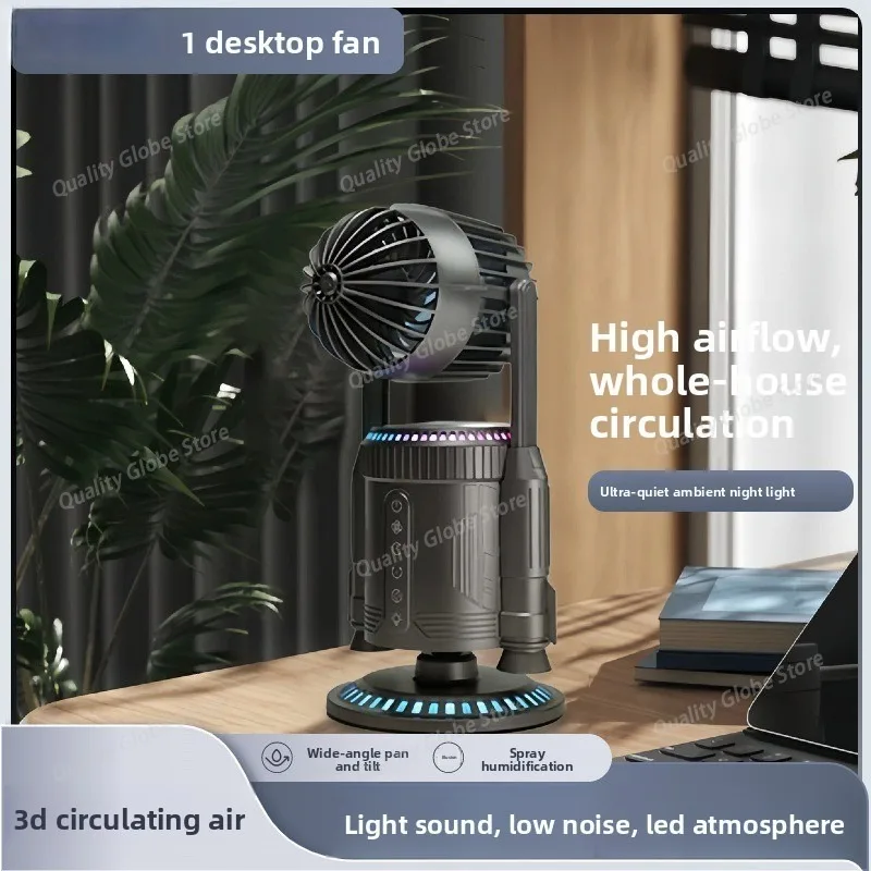 

New Model Fan,Ultra-quiet, Automatic Shaking Head, Suitable for Students, Home, Dormitory, Office and Outdoor Use,Fan Decoration