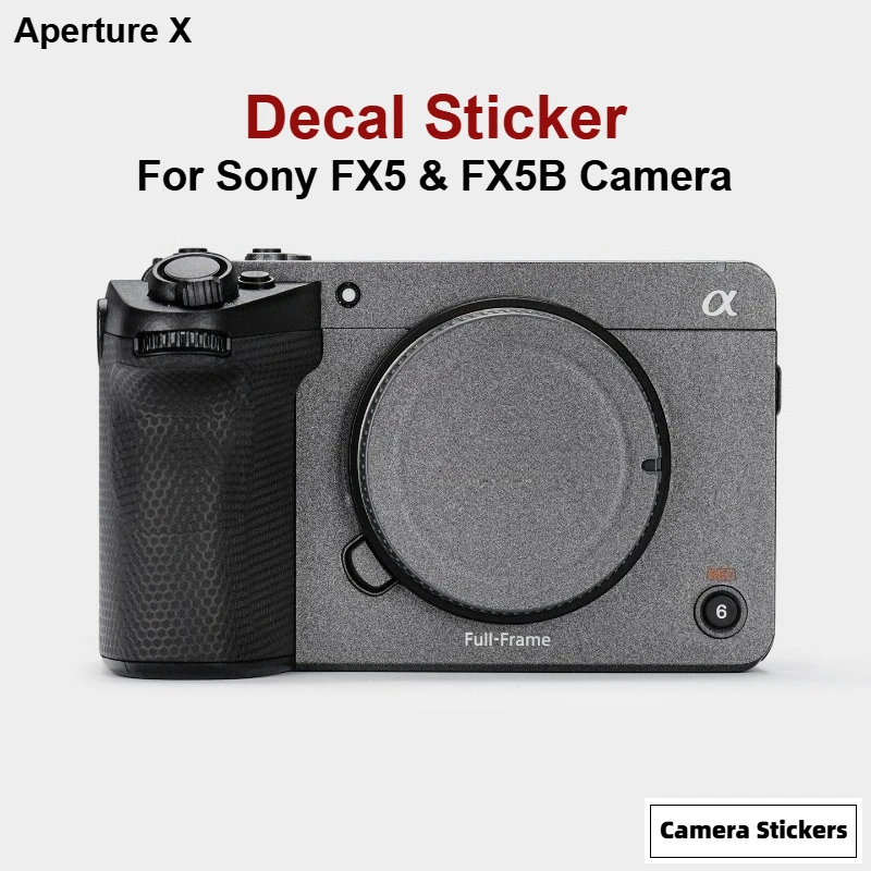 Autocollant pour appareil photo Sony FX5, film vinyle anti-rayures, autocollant de protection pour le corps de l'appareil photo FX5B ILME-FX5B, revêtement protecteur