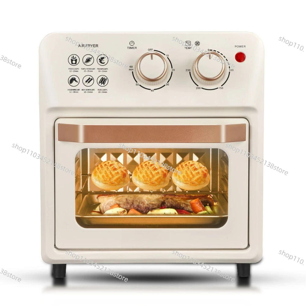 Electric Oven 12L Multifunctional Household Air Fryer Automatic Smart Oven Fryer Visual Baking