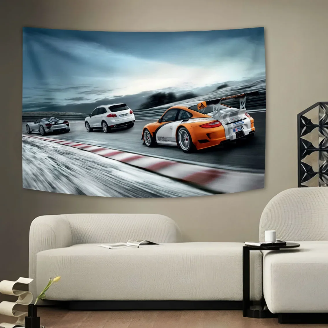 Cool Car Tapestries Banner Flags High Quality Outdoor Promotion Or Garage Or Room Hanging Decorations