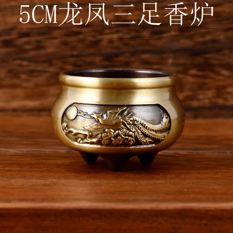 Brass Mini Holder Home Indoor Sandalwood for Worship Small Burner Incense Stand I