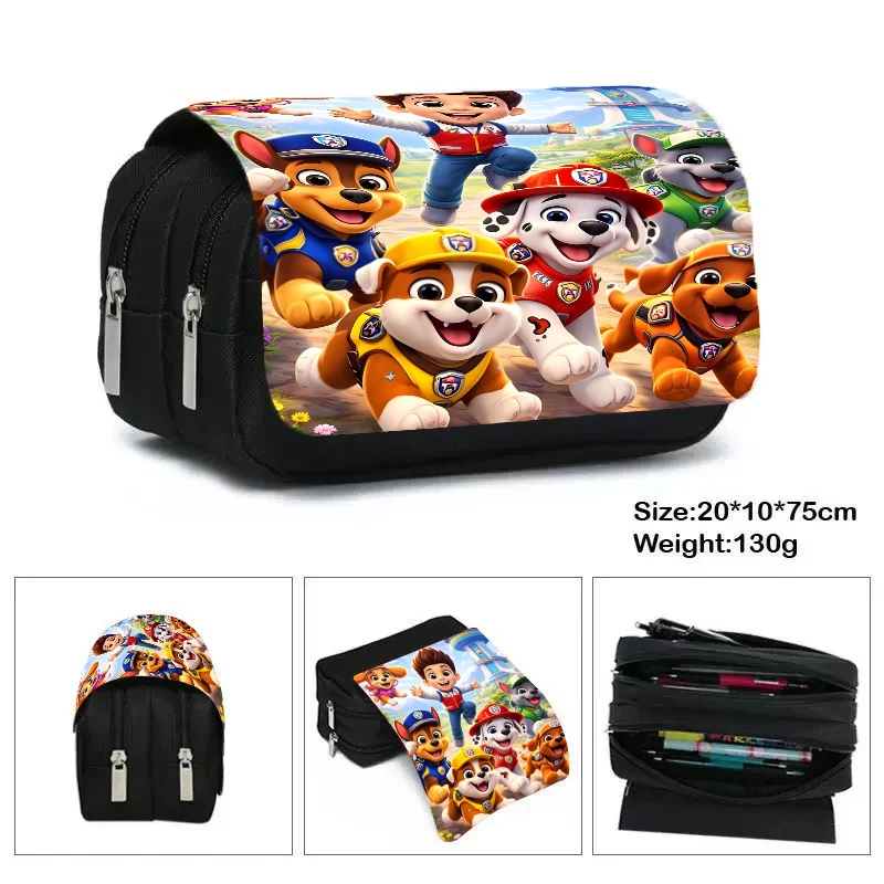 PAW Patrols Federmäppchen für Damen und Herren, Stifttasche für Studenten, Schulbedarf, Schreibwaren, Federmäppchen, Kawaii, für Jungen und Mädchen, Geburtstagsgeschenk